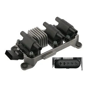 Котушка запалювання FEBI BILSTEIN 36177 для AUDI SKODA VW - Фото 1