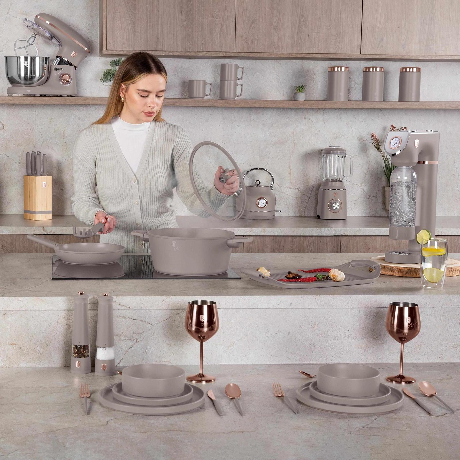 Мультипіч Berlinger Haus XXL 7.2 л цифрова з оглядовим вікном Taupe, фото №6 Мультипіч Berlinger Haus XXL 7.2 л цифрова з оглядовим вікном Taupe, фото №6