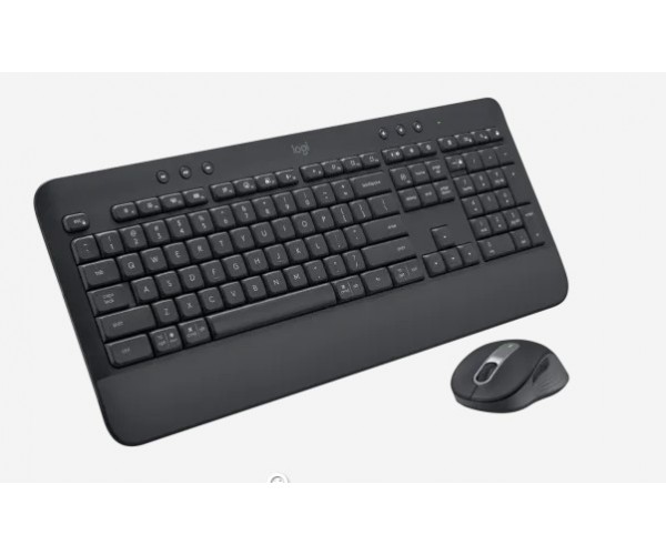 Комплект клавіатура мишка бездротовий Logitech MK650 Combo for Business Graphite (920-011004), фото №3