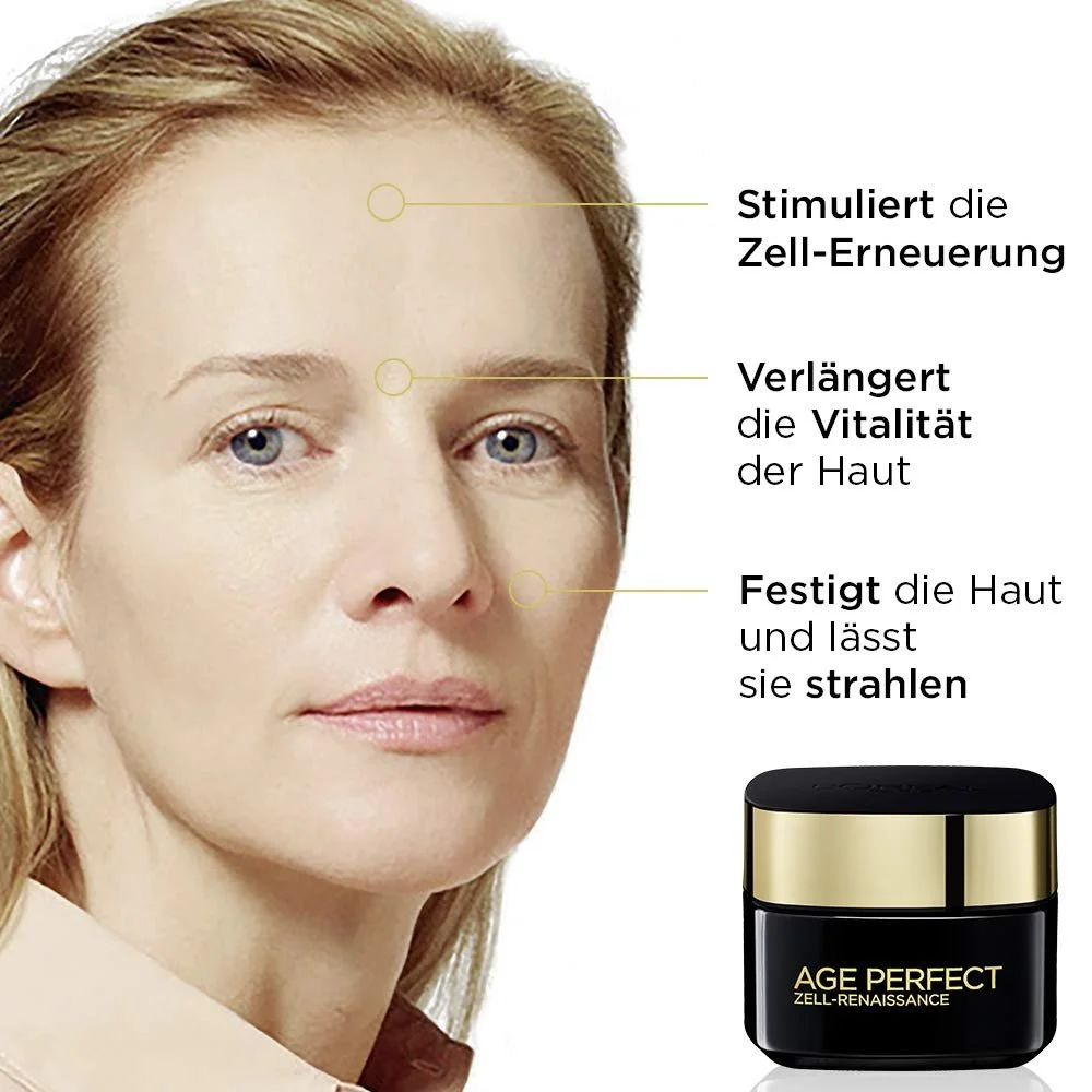 Денний крем L'Oréal Paris Age Perfect Cell Renaissance антивіковий з антиоксидантною формулою та вітаміном Е, 50 мл (2 шт), фото №2