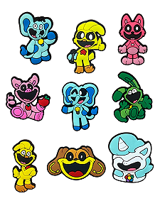 Джибітси Усміхнені звірі Smiling Critters Poppy Playtime Jibbitz 9 шт аксесуари крокс прикраса Pop_47_1 - Фото 1