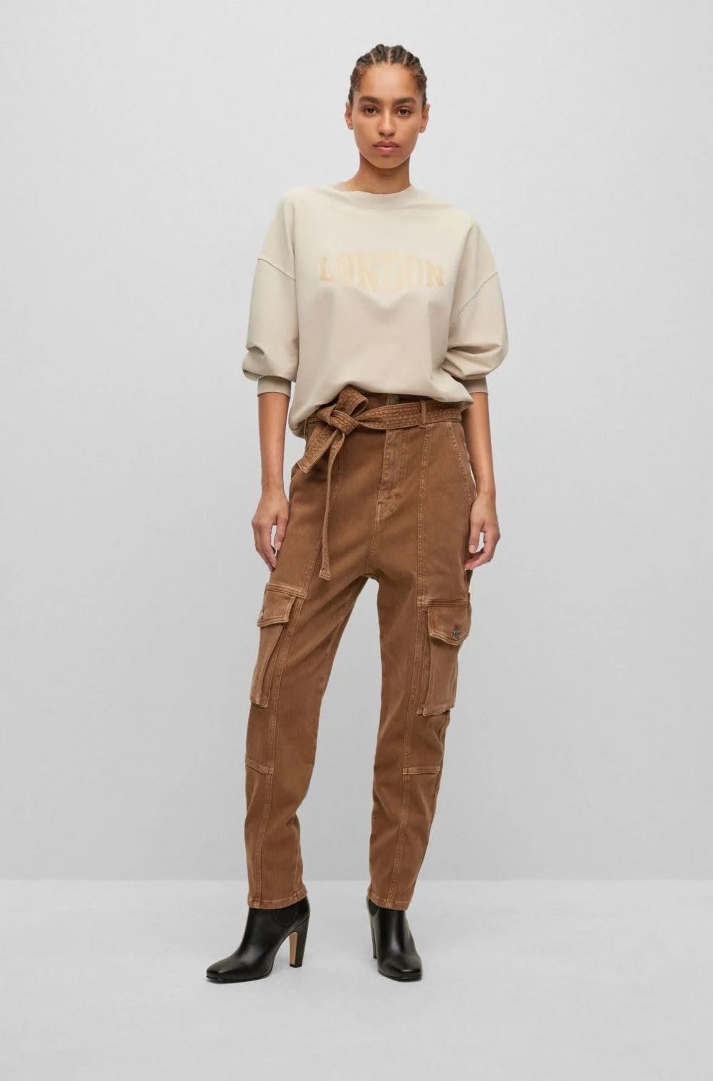 Жіноча Толстовка BOSS C_elaslogan_Town, фото №4