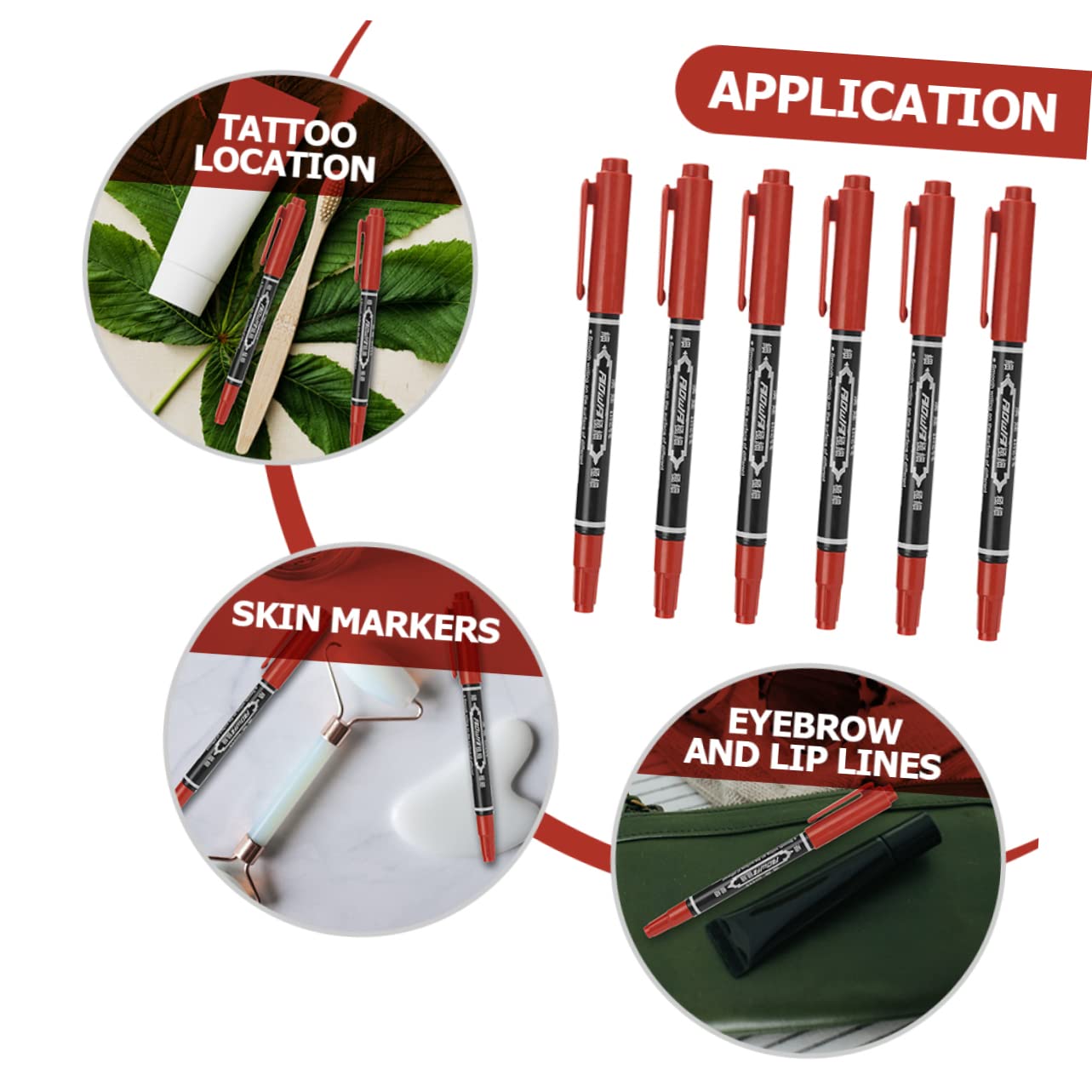 Олівець Minkissy White Marking Pen White 6 штук, фото №6 Олівець Minkissy White Marking Pen White 6 штук, фото №6