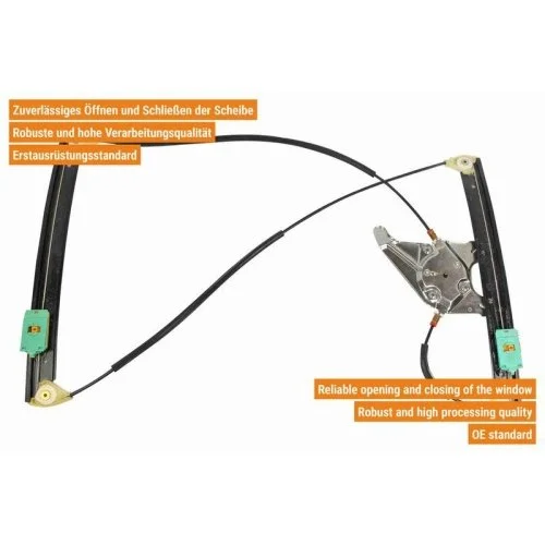 Склопідйомник VAICO V10-6296 AUDI SEAT SKODA VW VAG, фото №2