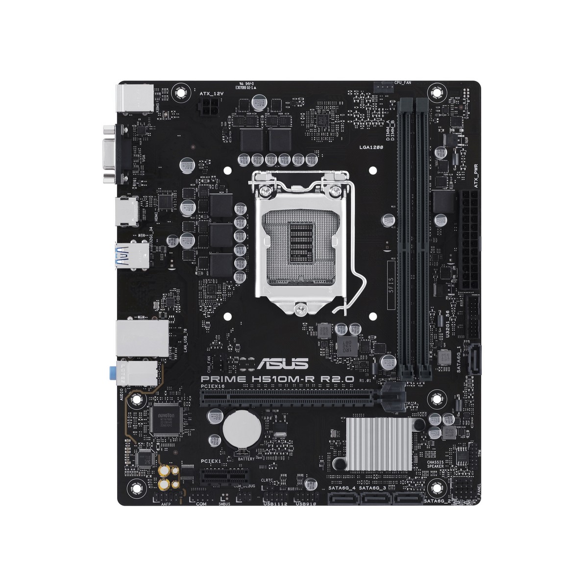 Матерінська плита Asus Prime H510M-R R2.0-SI Socket 1200, фото №1