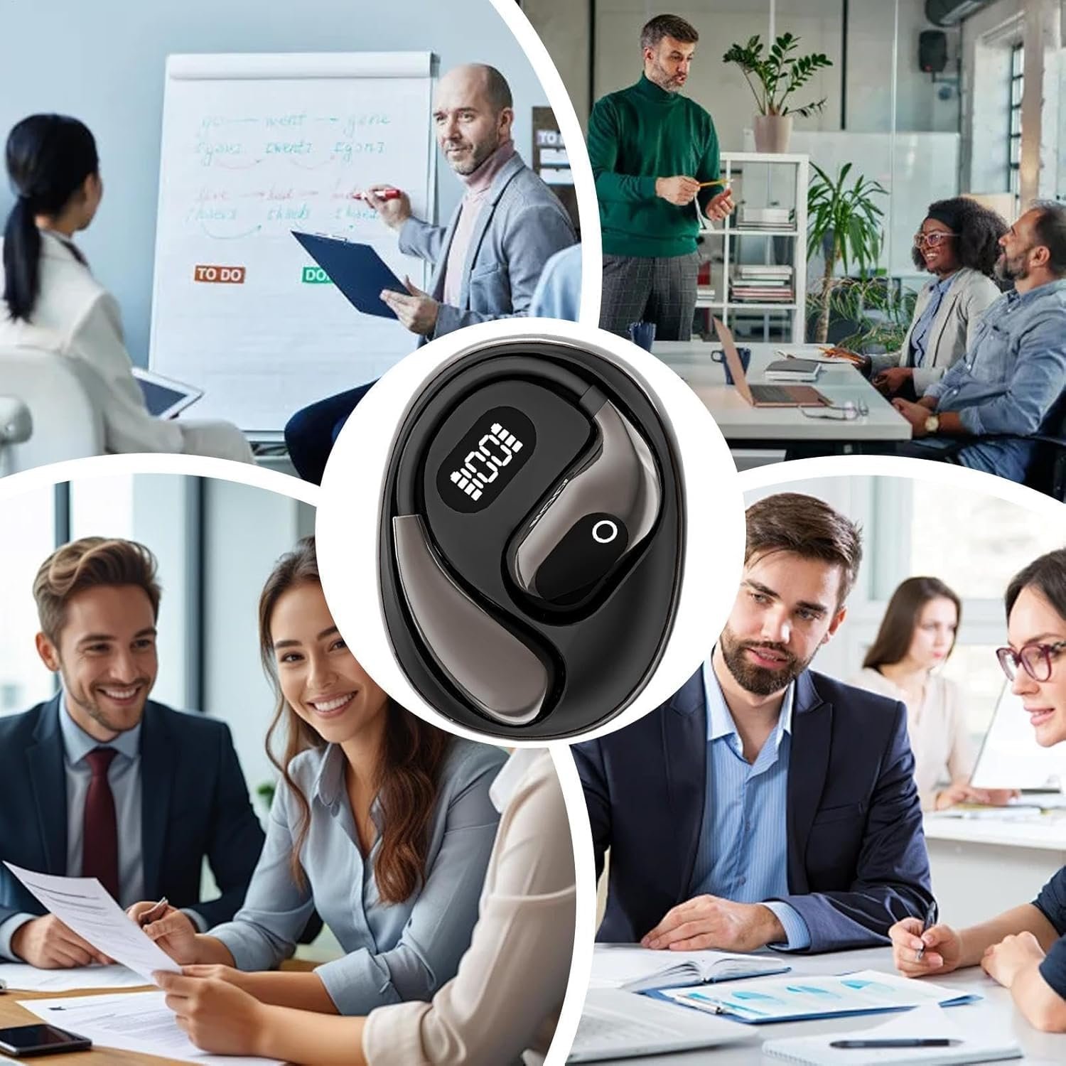 Навушники-перекладачі Bluetooth V5.4 з підтримкою 144 мов і звуком високої чіткості для подорожей і навчання, фото №7