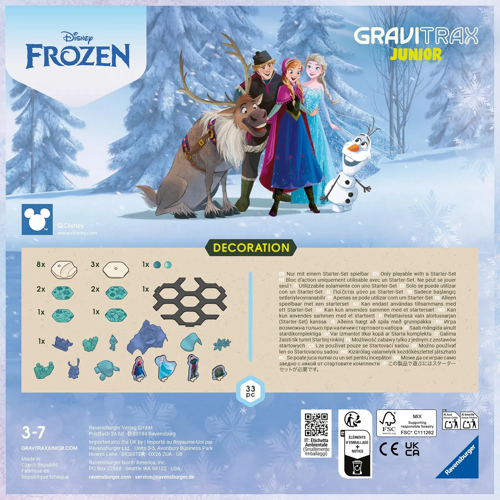 Система мраморных дорожек Ravensburger GraviTrax Junior Extension Disney Frozen, фото №4 Система мраморных дорожек Ravensburger GraviTrax Junior Extension Disney Frozen, фото №4