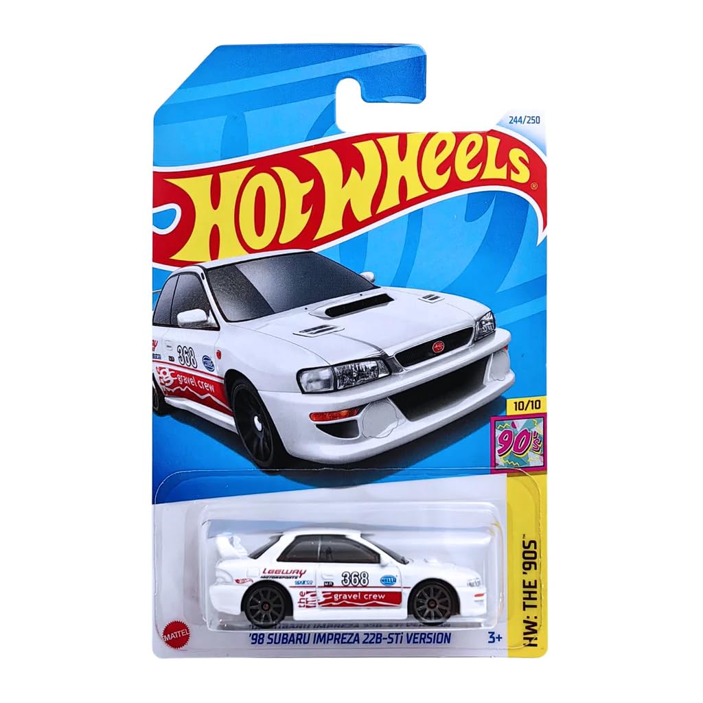 Hot Wheels '98 Subaru Impreza 22B-STi Version HW: The '90s 10/10 HTB12 Short Card Hella Sparco The Gravel Crew Mattel 2024 1:64, фото №1 Hot Wheels '98 Subaru Impreza 22B-STi Version HW: The '90s 10/10 HTB12 Short Card Hella Sparco The Gravel Crew Mattel 2024 1:64, фото №1