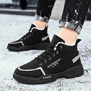 Мужские зимние ботинки Cvanxluy кожаные - Фото 1