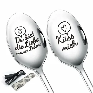 Набор из 2-х свадебных подарочных ложек - Фото 1