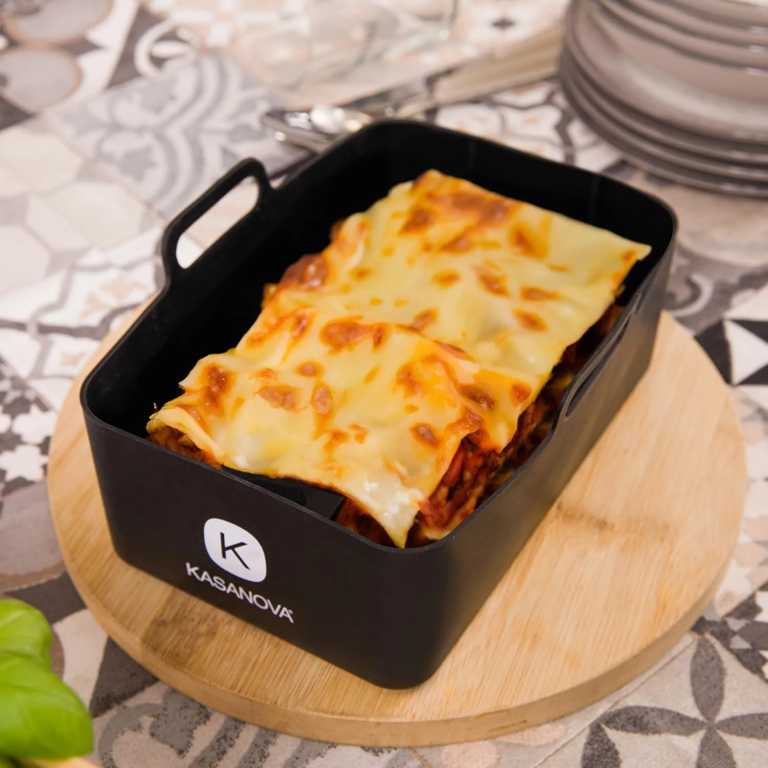 Силиконовая форма с ручками 19.5 x 13 x 7 см Черная, фото №8