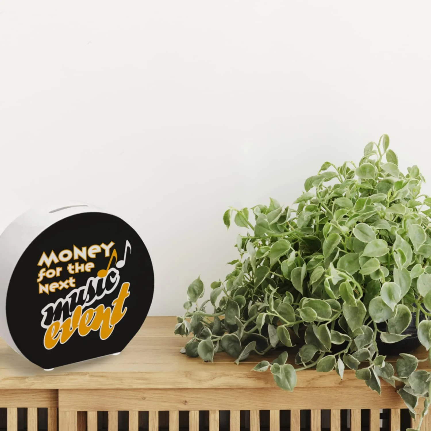 Скарбничка Money for the next music event помаранчева для квитків на концерти, фото №2