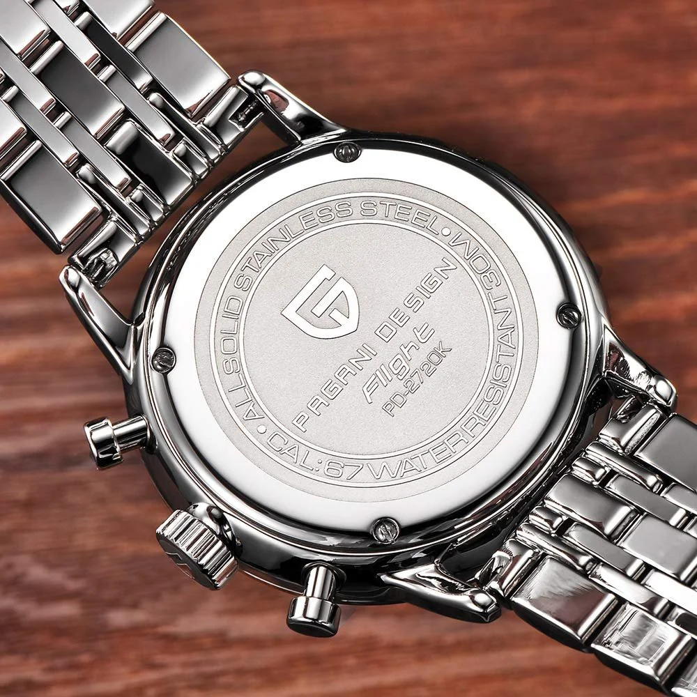 Кварцевый Хронограф Pagani Design 2720k Мужские Спортивные Часы, фото №4 Кварцевый Хронограф Pagani Design 2720k Мужские Спортивные Часы, фото №4