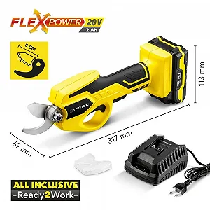 Акумуляторний сучкоріз TROTEC Multi Battery 20V 2Ah PGSS 15-20V Деревина твердих порід 15 мм, Деревина м'яких порід 28 мм synthetic.ua - Фото 1