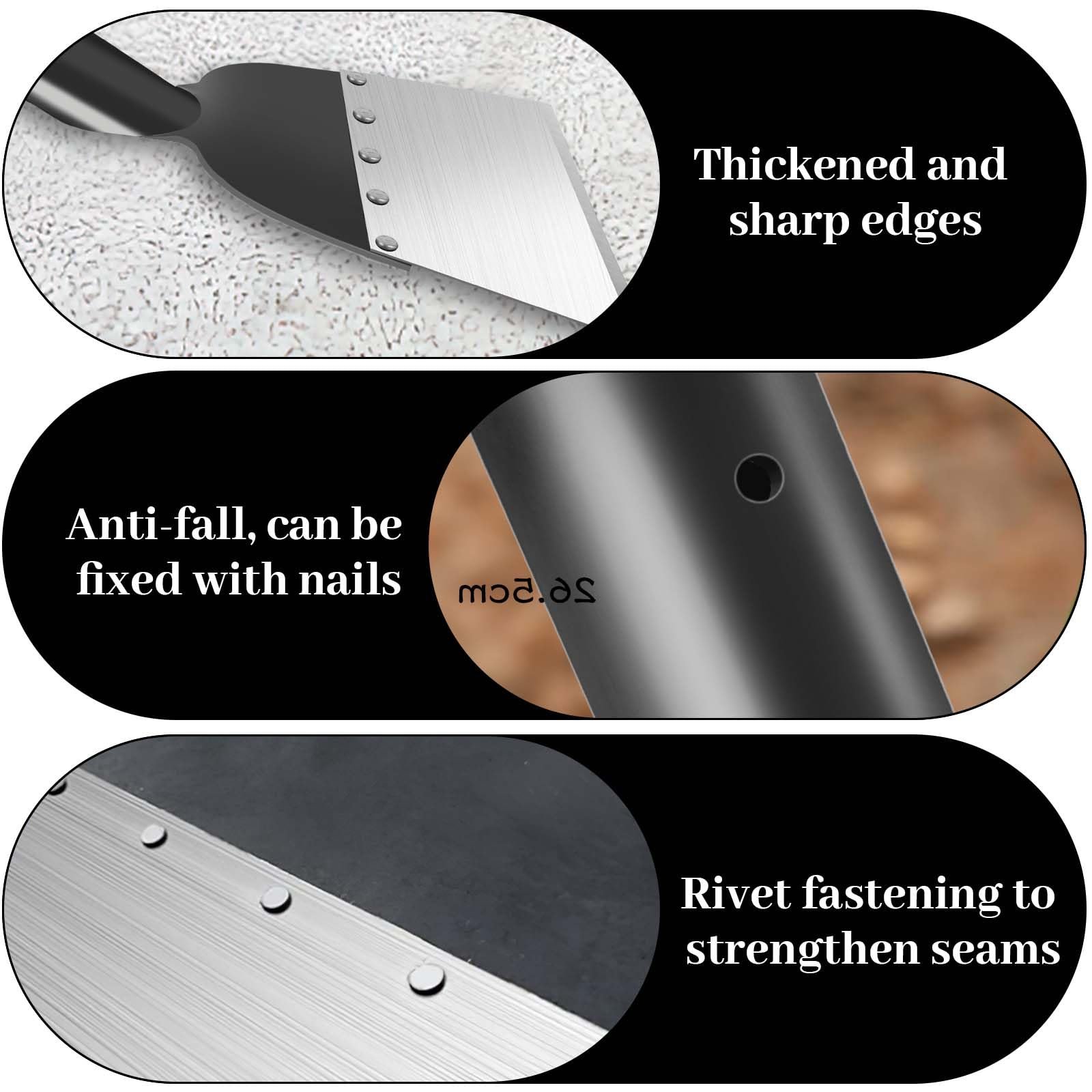 Лопатка садова багатофункціональна 21 см, фото №3