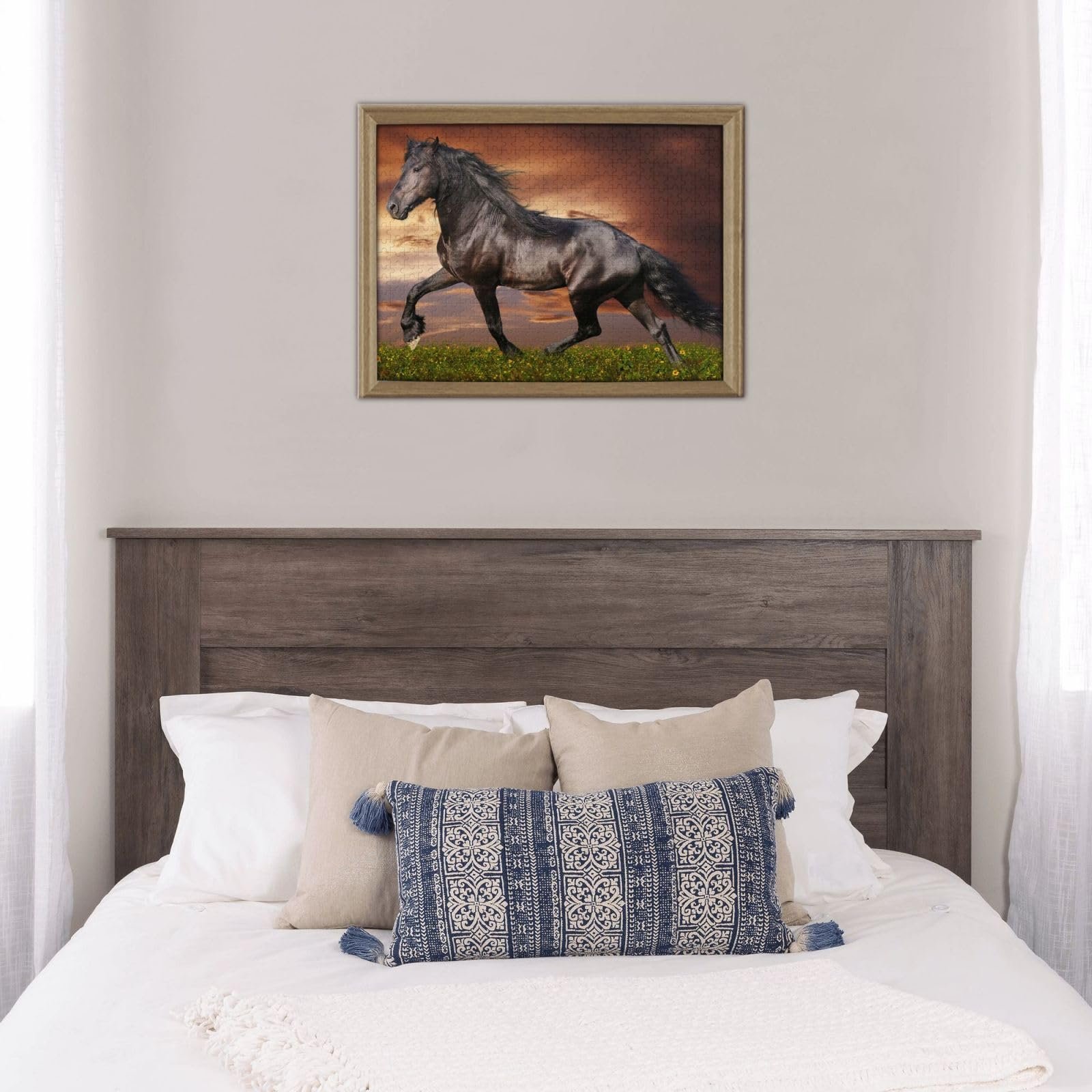 Пазл деревянный Horse Running in the Meadow 500 деталей 38 х 52 см, фото №9