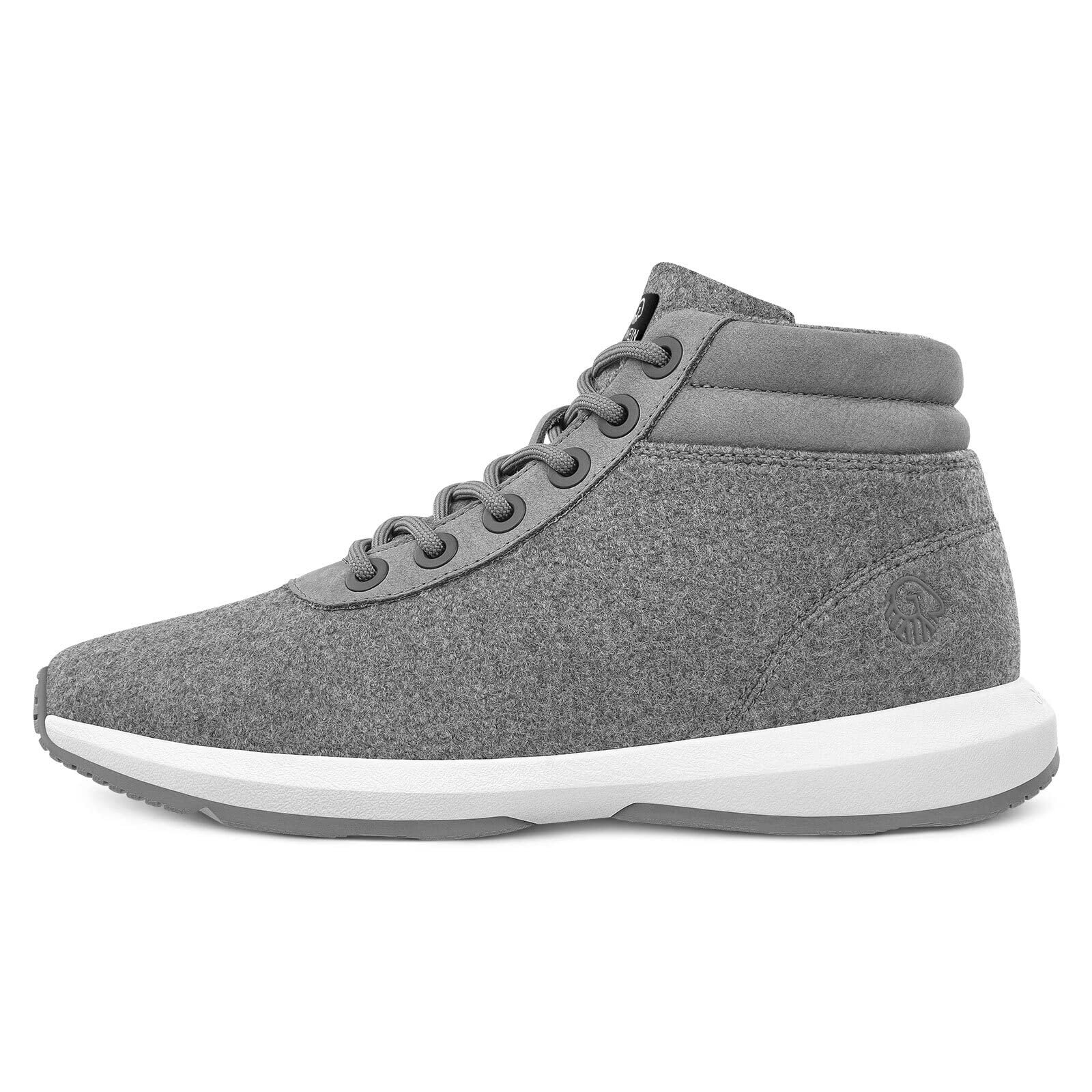 Кросівки GIESSWEIN Wool High Top Чоловічі - Зимові Кросівки з мериносової вовни для чоловіків, утеплені зимові Кросівки для снігу, зимові Кросівки для активного відпочинку з мериносової вовни, фото №8