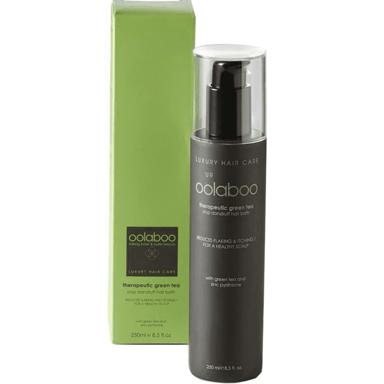 Шампунь Oolaboo Therapeutic Green Tea Stop Dandruff 200 мл, фото №1