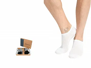 Спортивні шкарпетки Дихаючі В рубчик Бавовна Різні кольори Набір 6 шт. Розмір 34-38/38-42/42-46 - Фото 1