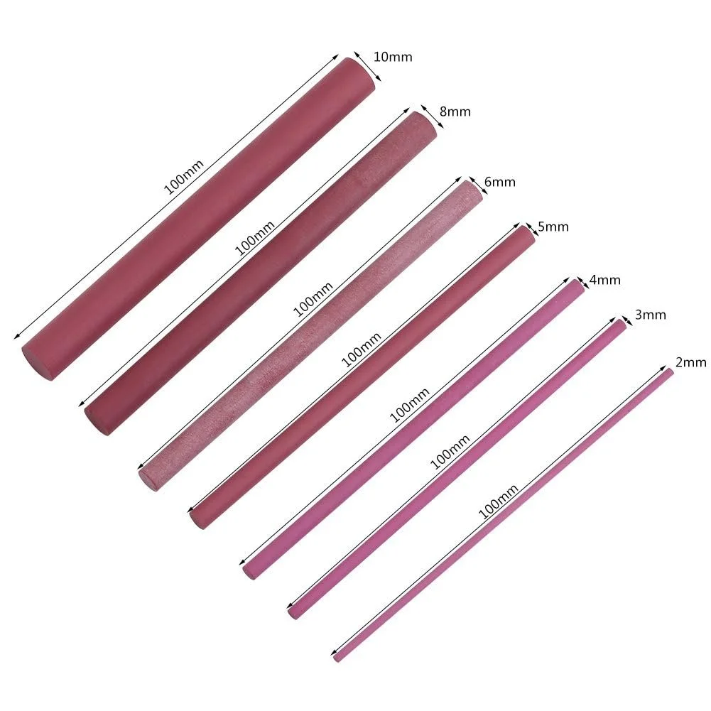 Точильний камінь рубіновий 3000 грит 10 см круглий масляний, фото №5