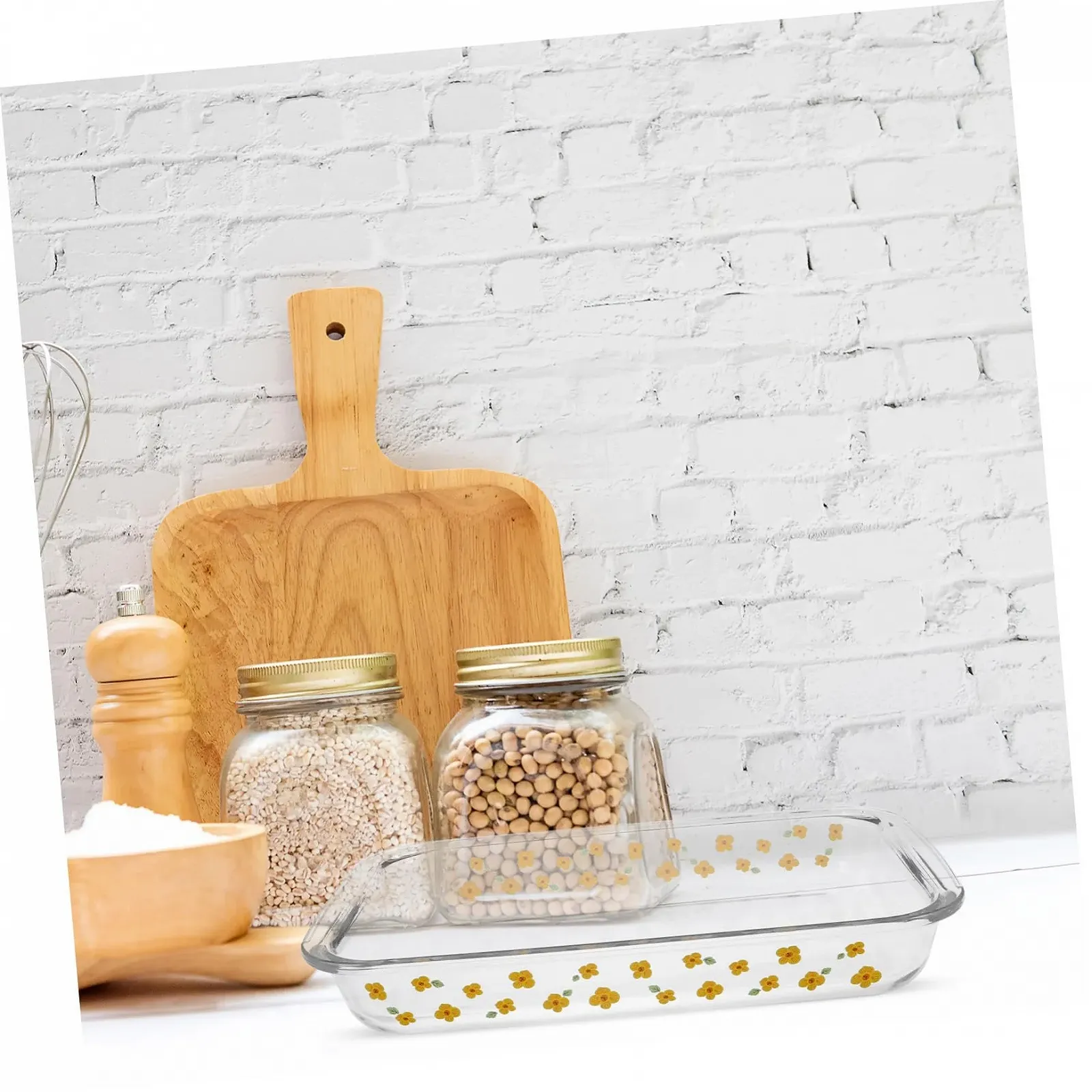 Форма для запекания LIFKOME стеклянная прямоугольная прозрачная, фото №8 Форма для запекания LIFKOME стеклянная прямоугольная прозрачная, фото №8