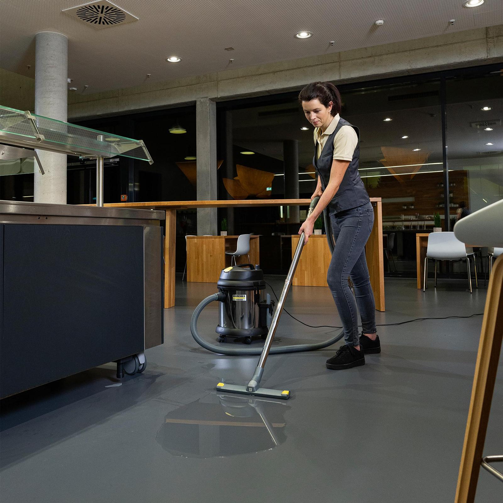 Пилосос Kärcher NT 27/1 Me Advanced вологий і сухий Макс. 1380 Вт Нержавіюча сталь 27 Л, фото №4