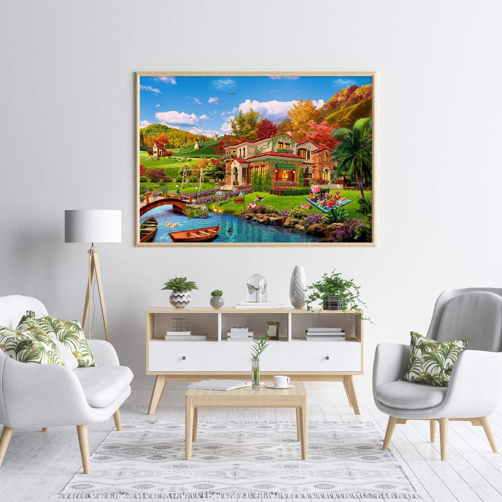 Пазл Impossible Puzzle Romantic Holiday Homes 1000 деталей 14+ Різнокольоровий, фото №5