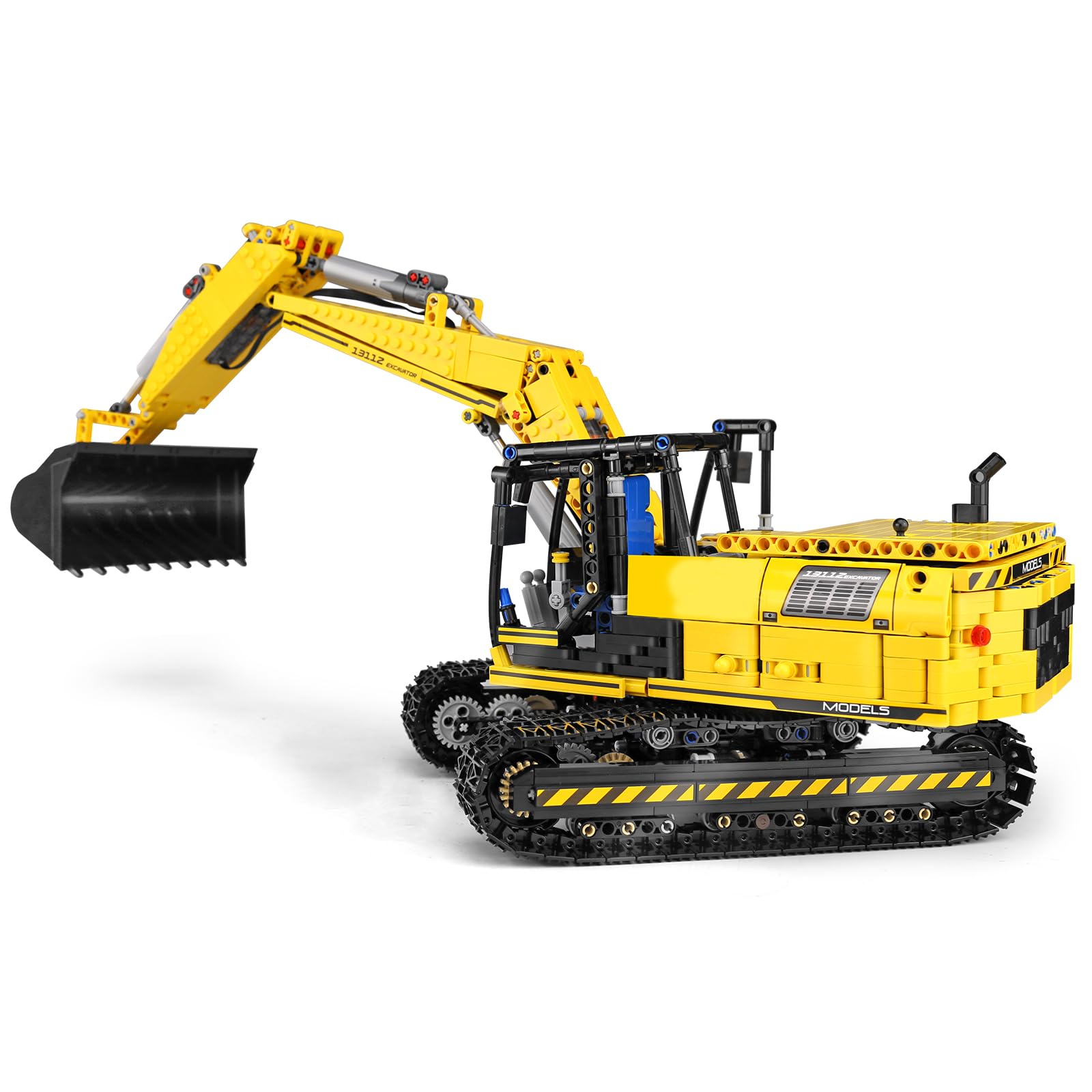 Модель Mould King Technology Remote Controlled Excavator Великий моторизований гусеничний екскаватор Іграшка високих технологій, фото №5