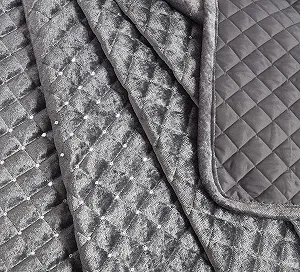 Покривало Glamour Срібний synthetic.ua - Фото 1