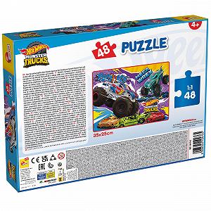 Пазл Lisciani Hot Wheels 48 элементов 35 x 25 см synthetic.ua - Фото 1