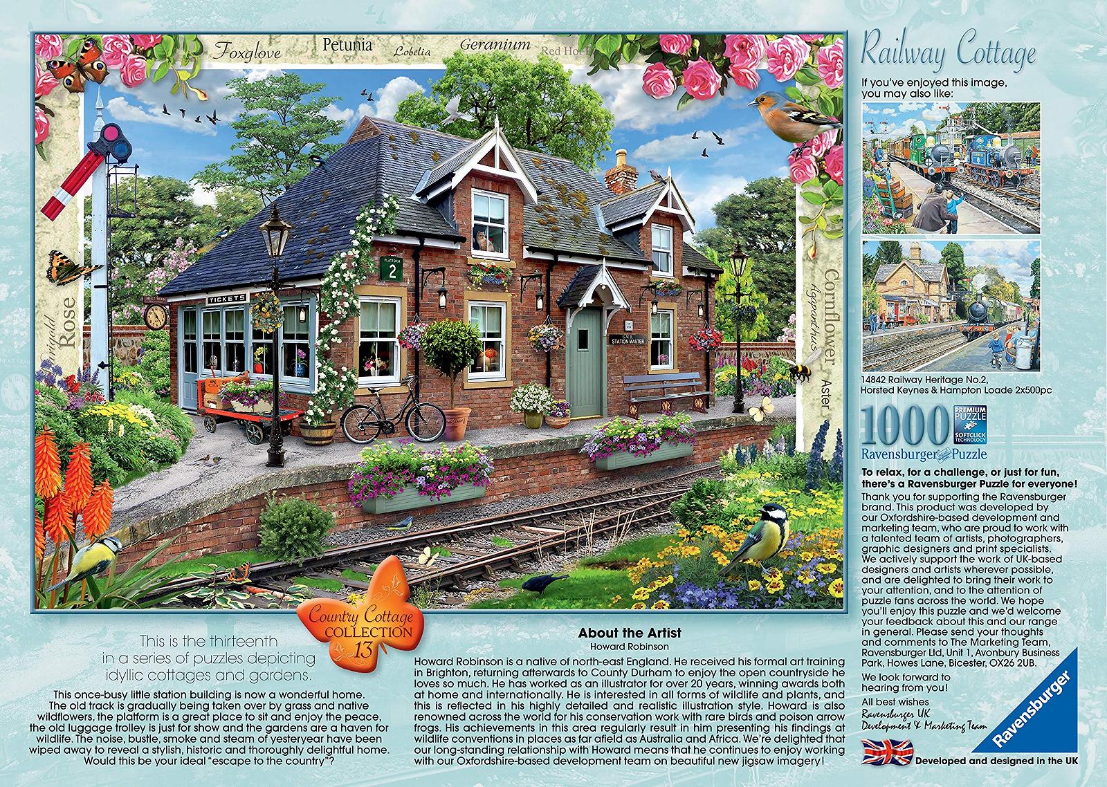 Пазл Ravensburger Country Collection Railw.Cotton (Count.Cot.13) 1000 элементов, фото №3 Пазл Ravensburger Country Collection Railw.Cotton (Count.Cot.13) 1000 элементов, фото №3