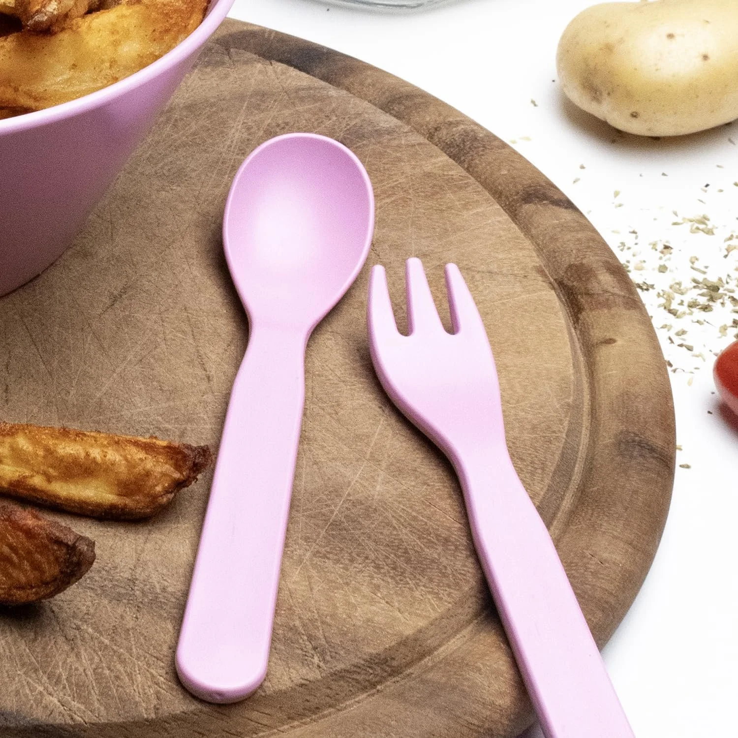 Детский Набор Столовых Приборов
Ökolution Пластиковый Набор Столовых Приборов 36 штук (18 вилок, 18 ложек) Прочный из переработанного пластика бензиновый, фото №5 Детский Набор Столовых Приборов
Ökolution Пластиковый Набор Столовых Приборов 36 штук (18 вилок, 18 ложек) Прочный из переработанного пластика бензиновый, фото №5