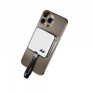 Portable External SSD AGI EDM38 2TB Magnetic USB 3.2 Gen2x2 20Gbps 2050МБ/с White - Фото 1