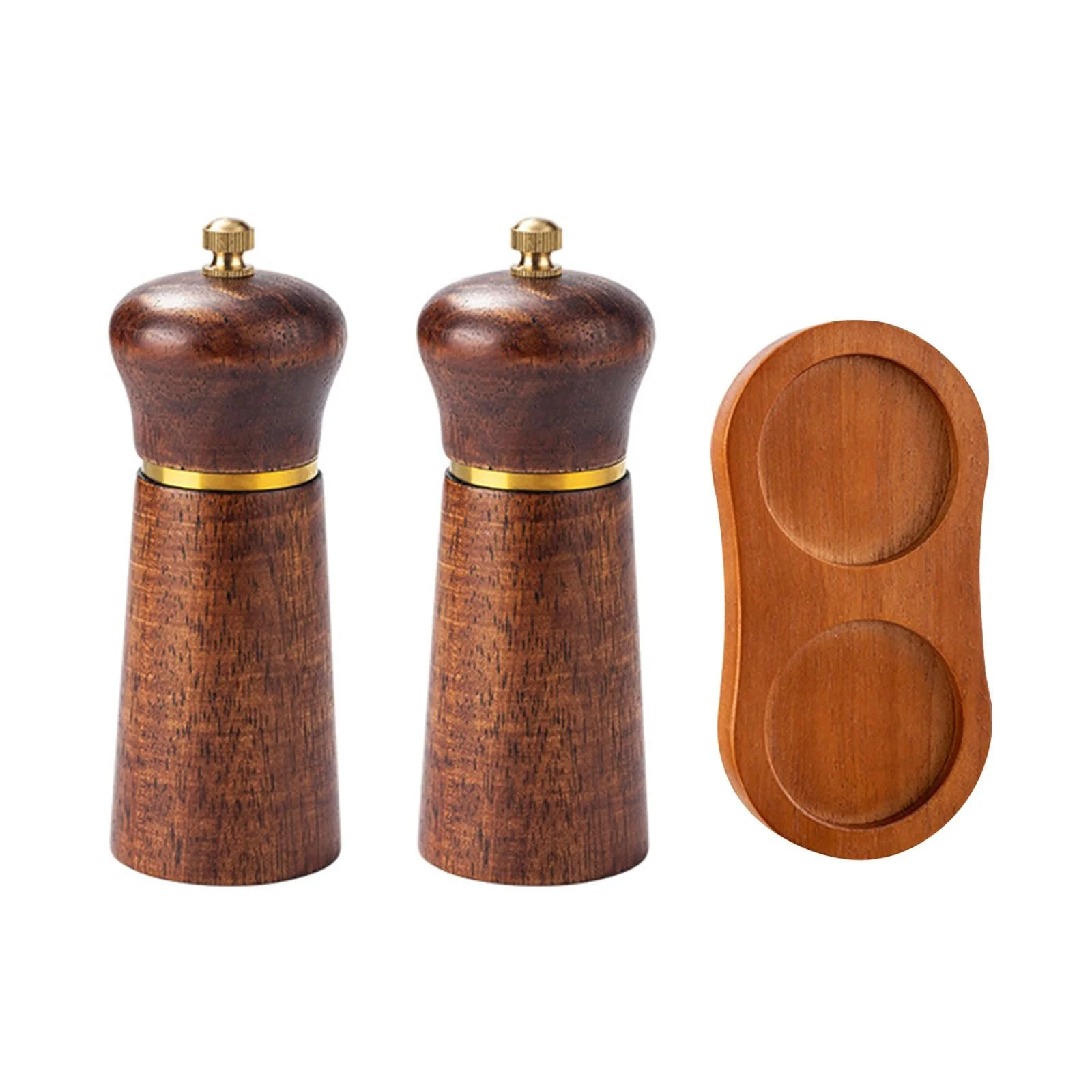 Ручний млин Дерев'яна для солі, чорного перцю та спецій, для ентузіастів кулінарії, фото №1