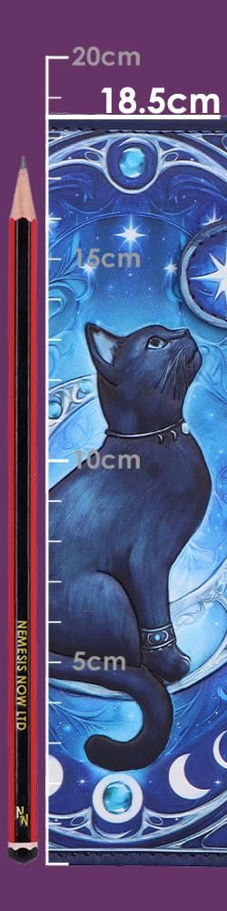 Кошелек Nemesis Now Feline Constellation Тисненый - Emo Кошелек для Любителей Котов и Поклонников Астрологии 18.5 см, фото №8