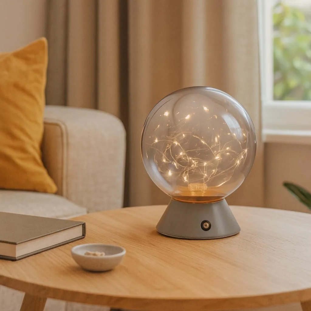 Настільна лампа Luxus Mila Touch LED Акумуляторна Dimmable Золотиста H19 x Ø15, фото №5