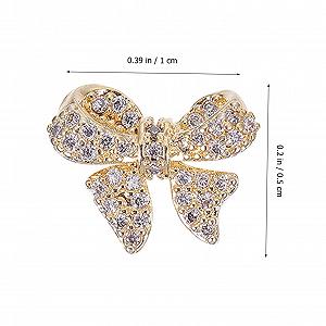 Украшения для ногтей FRCOLOR Набор украшений для маникюра 3D Золото (15 шт.) synthetic.ua - Фото 1