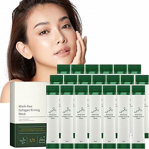 Маска для лица Tkekruh Укрепляющая с коллагеном 20 шт - Фото 1