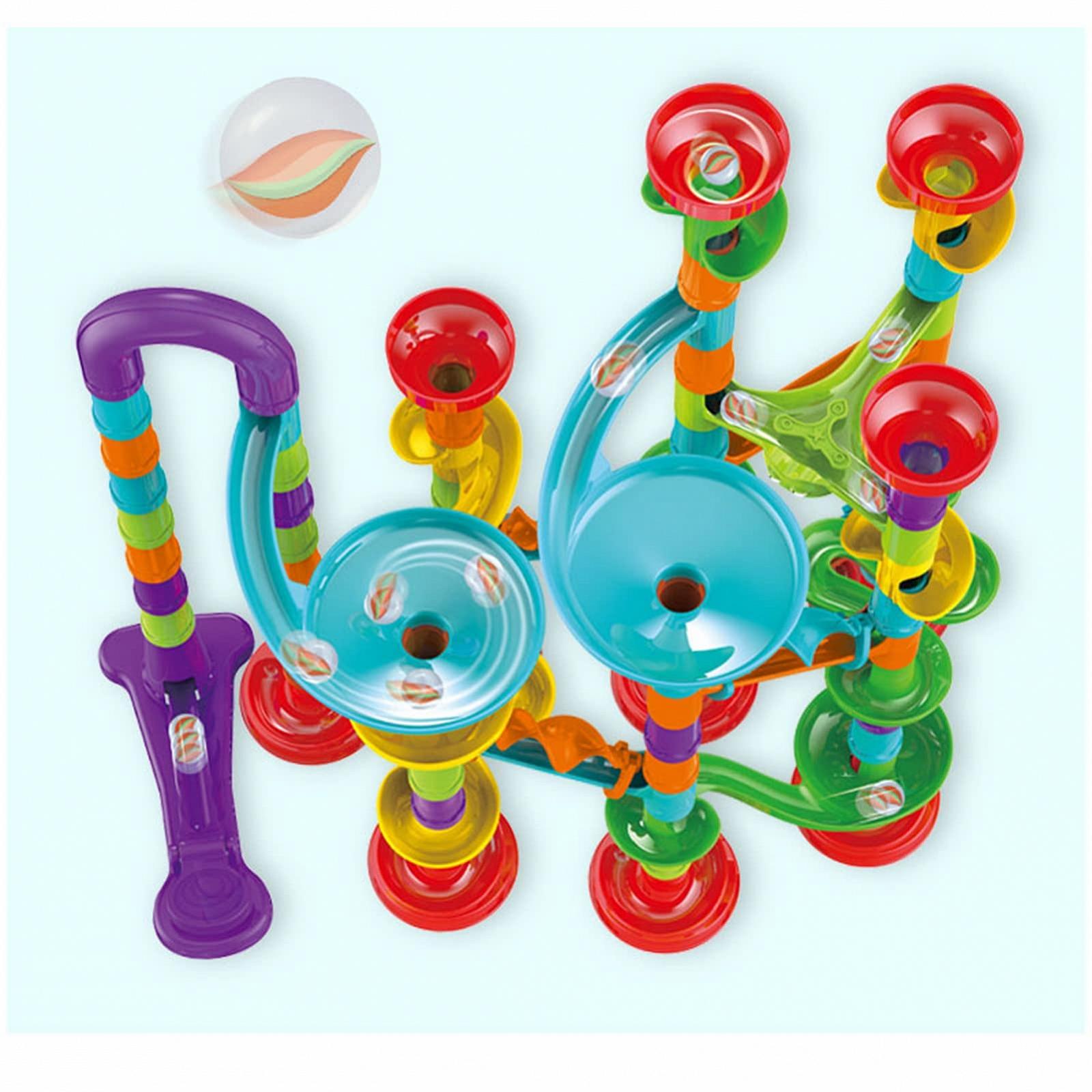 Игрушка Acouto Roll Ball Track Building Blocks из ABS-пластика 113 шт. Цветной, фото №5