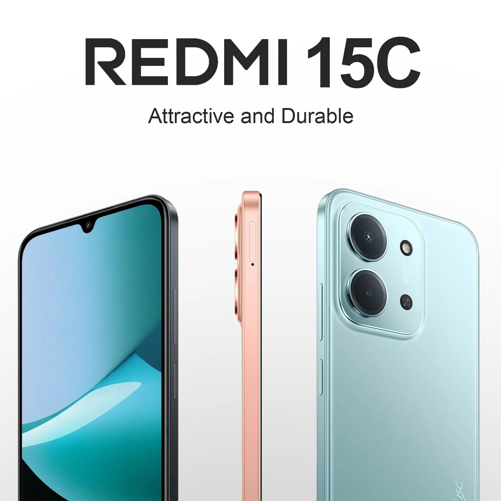 Смартфон Xiaomi Redmi 15C Dual 256GB 4GB RAM Полуночный черный, фото №2 Смартфон Xiaomi Redmi 15C Dual 256GB 4GB RAM Полуночный черный, фото №2