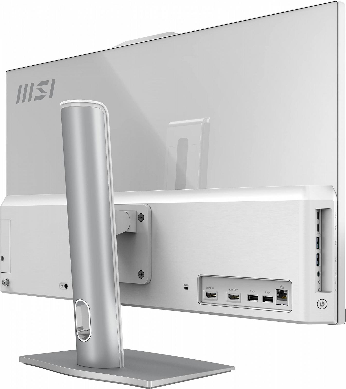 MSI Modern AM272P 12M 27 дюймов i5-1240P DDR4 8GB 512G M.2 PCIe SSD Windows 11 Pro белый моноблок, фото №4