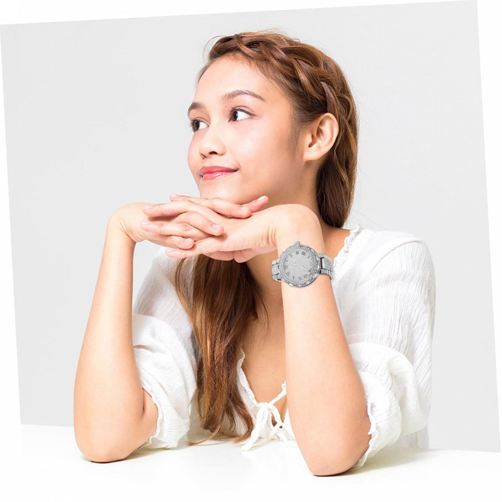 Годинник Healvian Жіночий Кварцовий Ремінець срібний, фото №6