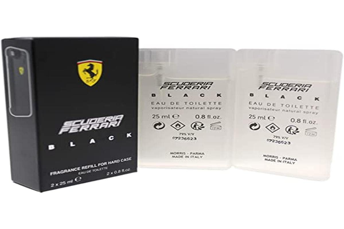 Туалетная вода Ferrari Black Hard Case Refill 2 x 24 мл (заправка), фото №1