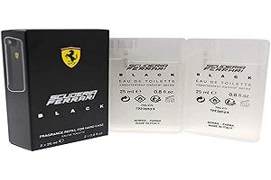 Туалетная вода Ferrari Black Hard Case Refill 2 x 24 мл (заправка) - Фото 1