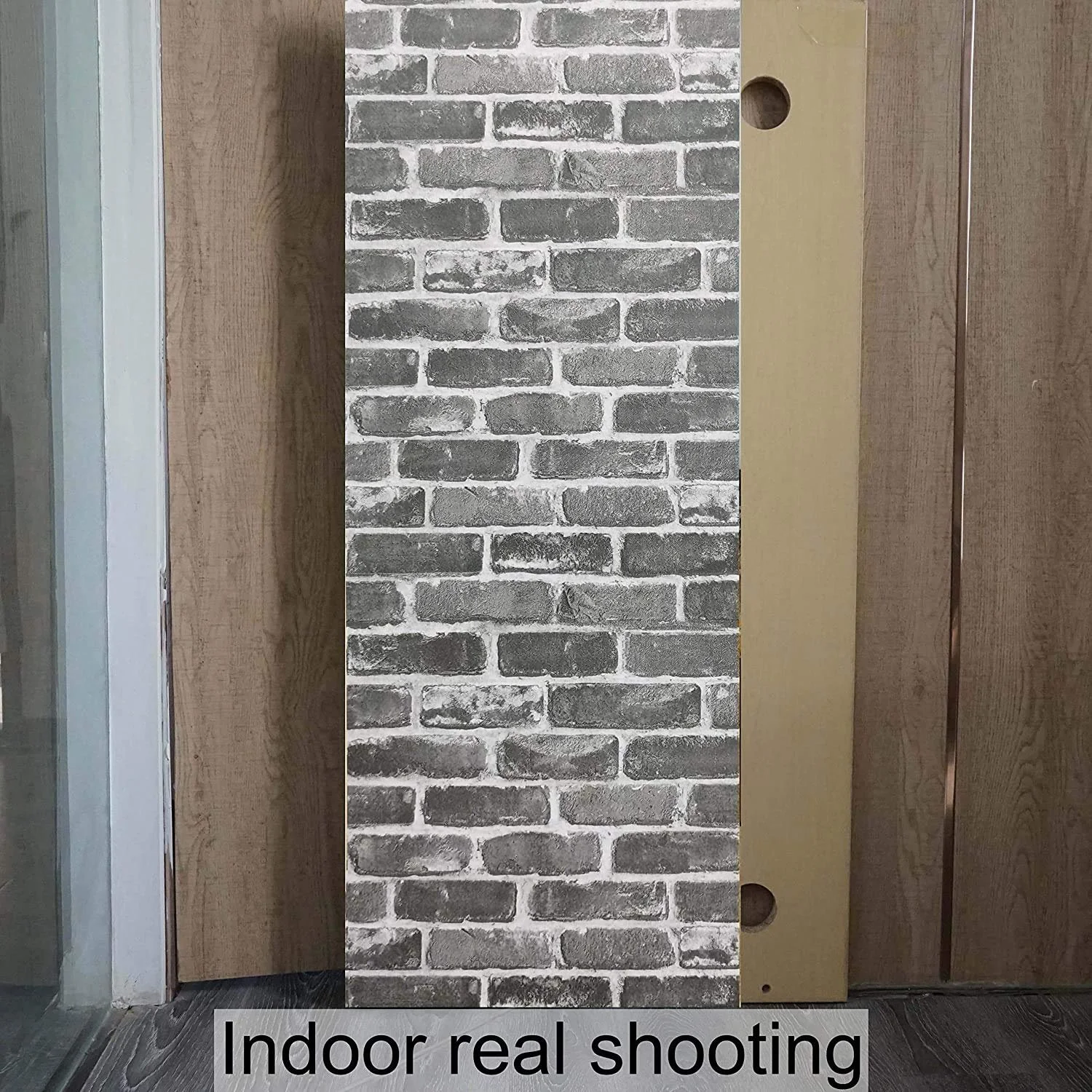 Шпалери самоклеючі CiCiwind 42 см x 10 м Вінілові Сірий камінь, фото №5