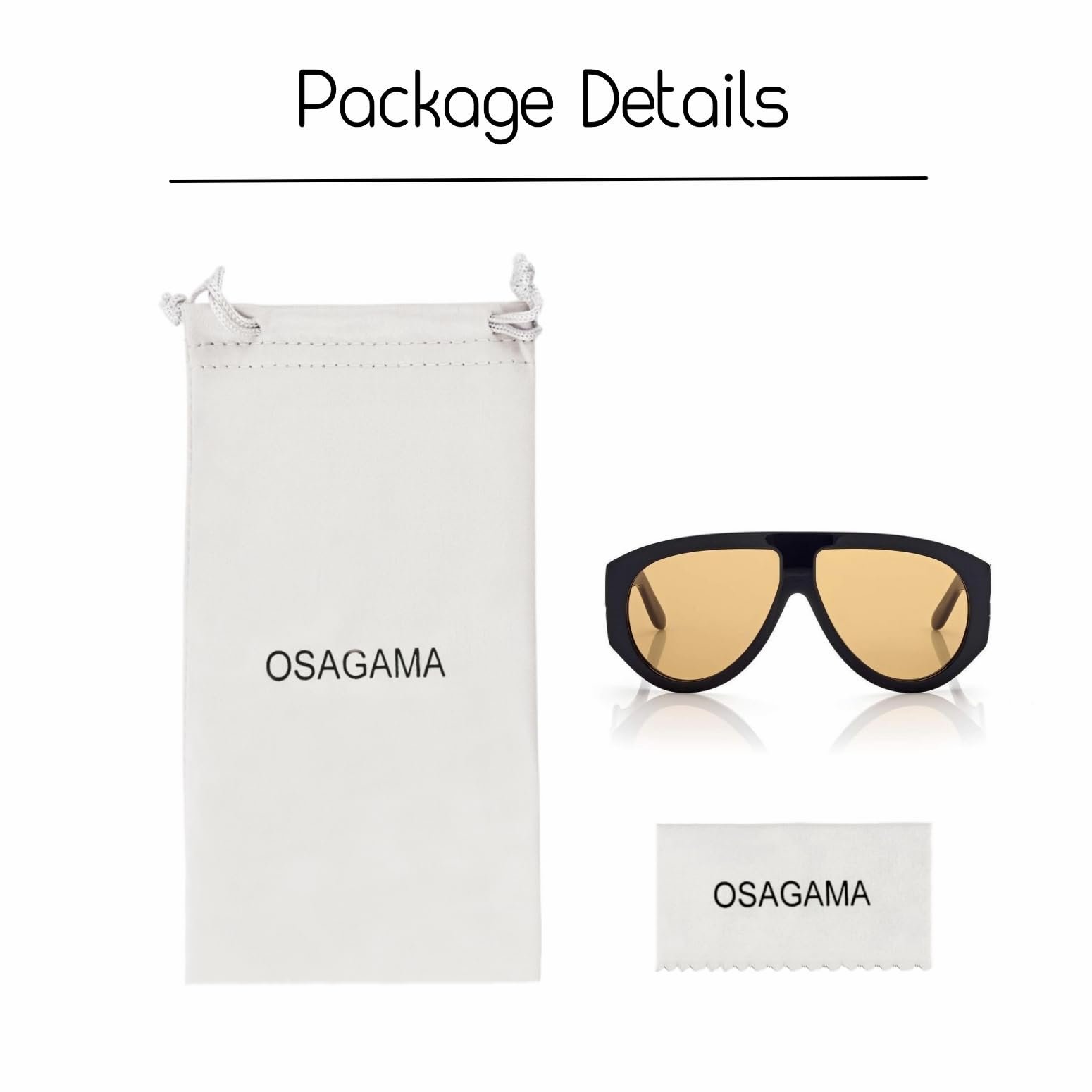 Винтажные большие солнцезащитные очки OSAGAMA Овальные авиаторы Большие, фото №4 Винтажные большие солнцезащитные очки OSAGAMA Овальные авиаторы Большие, фото №4