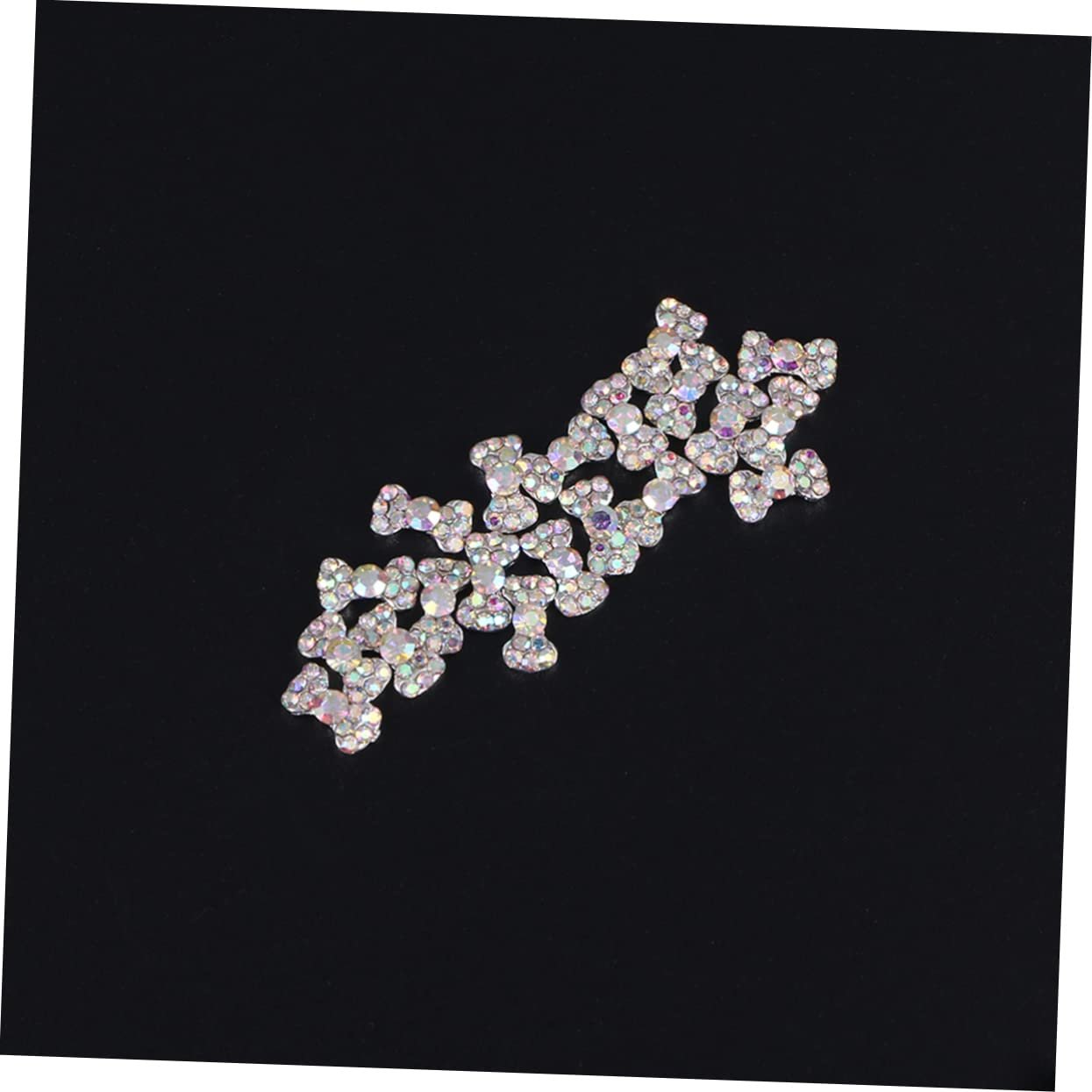 Стразы для ногтей в форме бантика FRCOLOR 40 шт. Блестящие украшения для ногтей. Подходит для DIY украшений, искусственных ногтей, натуральных ногтей и чехлов для мобильных телефонов, фото №8