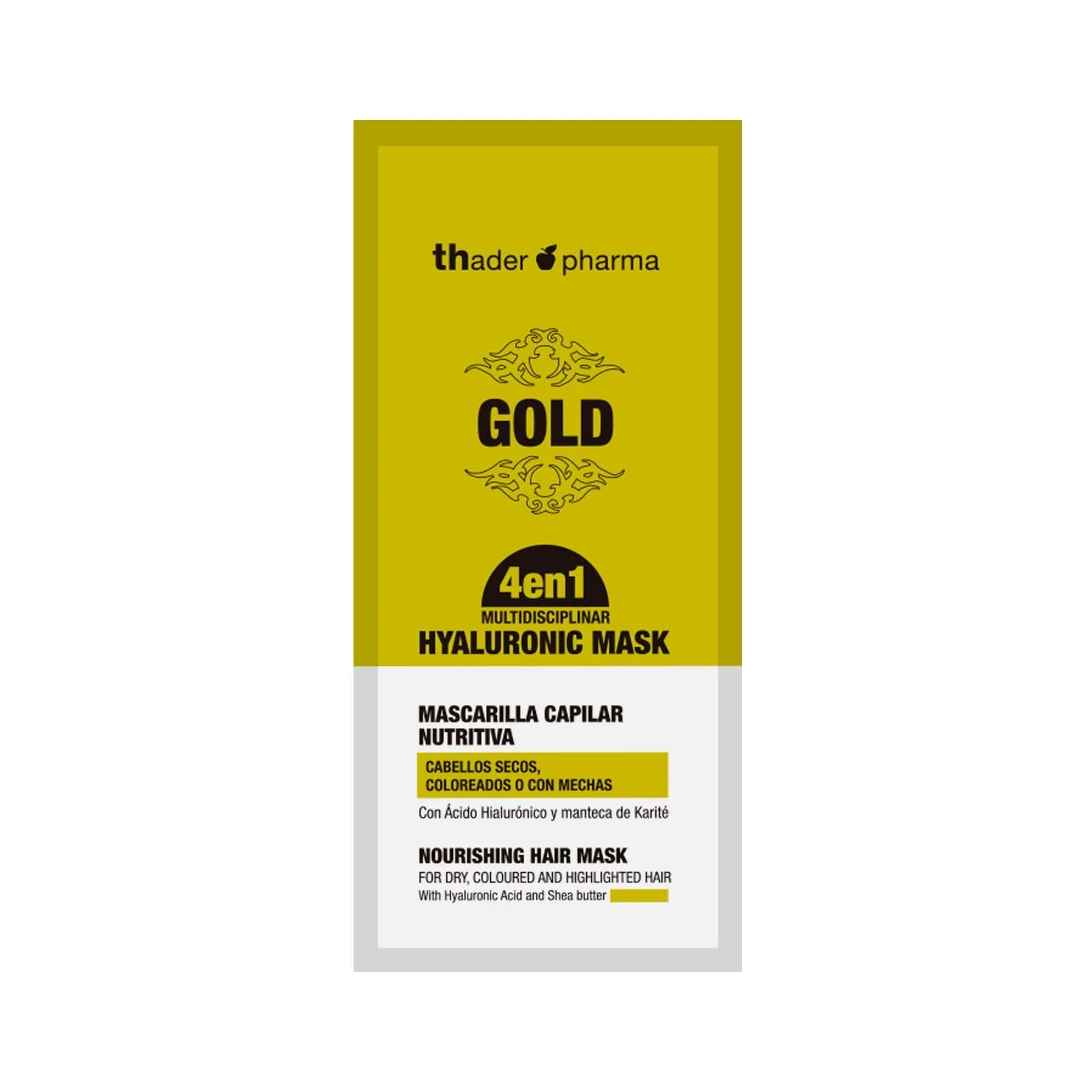 Фарба Th Pharma V-Color Перманентна Без аміаку Набір з Рідким Золотом 100% Покриття Сивини 120 мл (№ 4 Середній Коричневий), фото №6