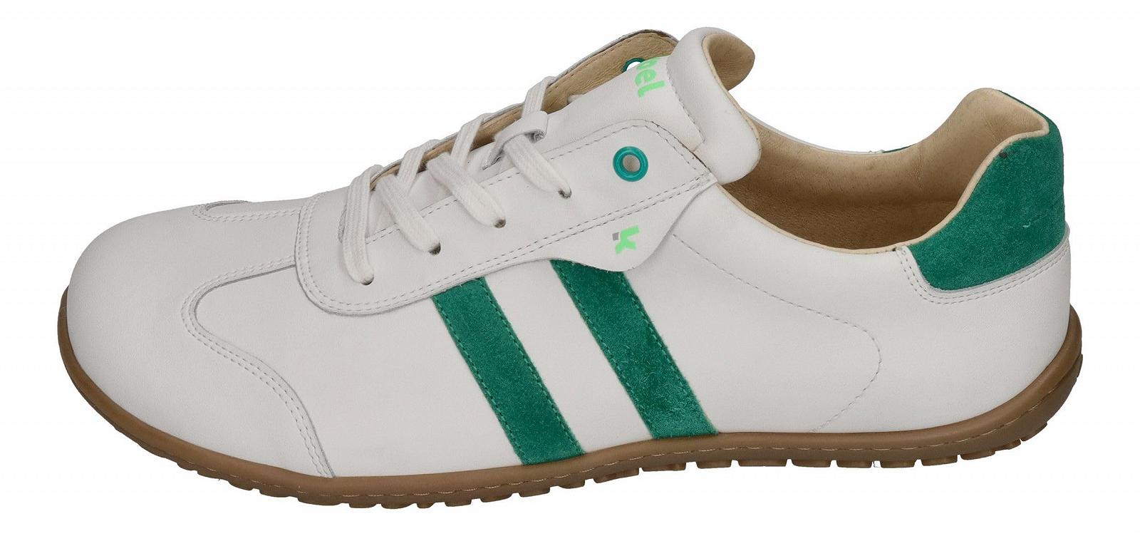 Кросівки Koel Barefoot ILO Nappa Off White Green, фото №2