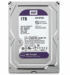 Внутрішній жорсткий диск Western Digital 1ТБ 3.5" 5400 обертів в хвилину 64МБ SATAIII purple WD10PURZ Внутрішній жорсткий диск Western Digital 1ТБ 3.5" 5400 обертів в хвилину 64МБ SATAIII purple WD10PURZ